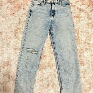 Hudson Jeans Light Blue Straight Leg Denim